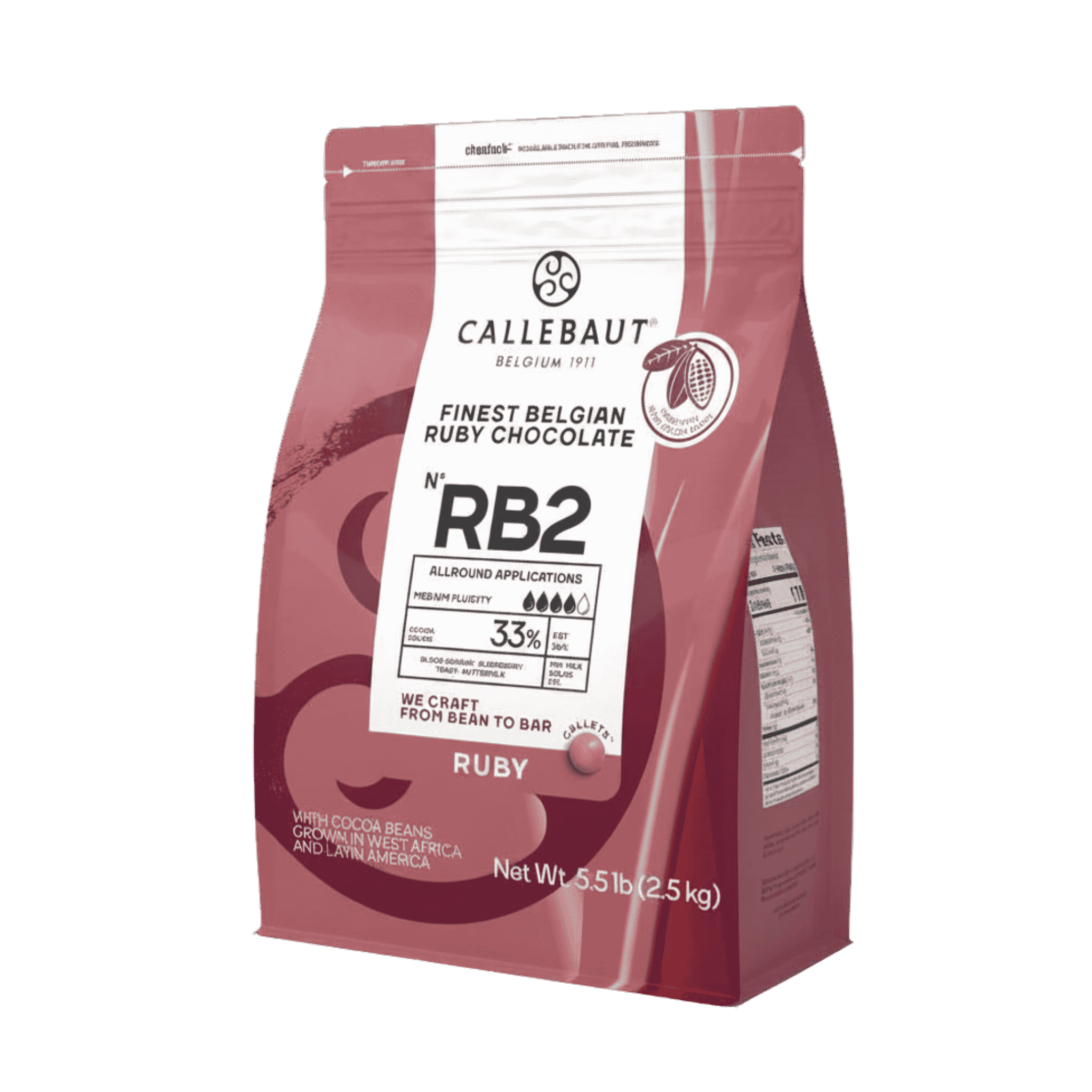 Ruby Chocolate Callets Recipe RB2 2.5kg, , small
